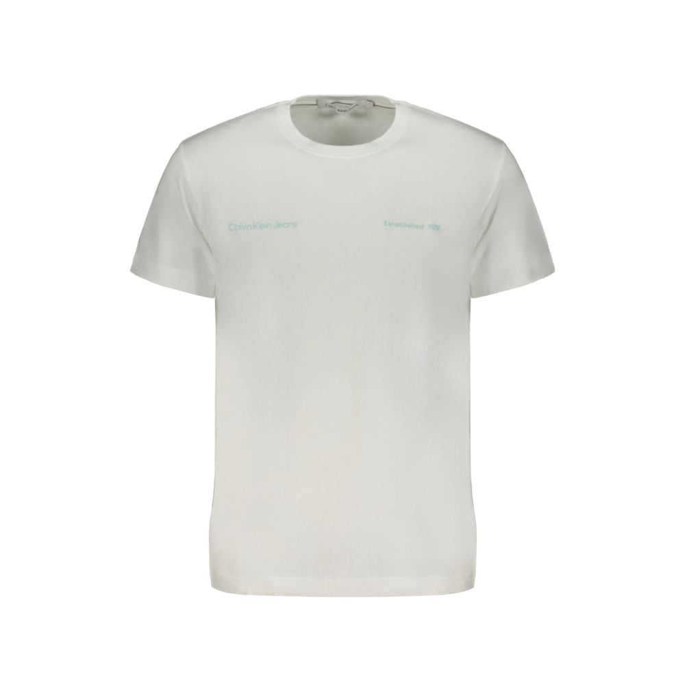 White Cotton T-Shirt - GLAMHUB BOUTIQUE 