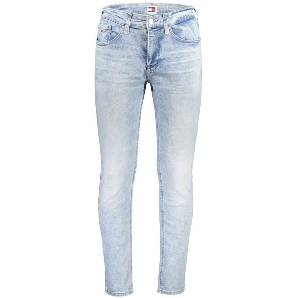 Light Blue Cotton Jeans & Pant - GLAMHUB BOUTIQUE 