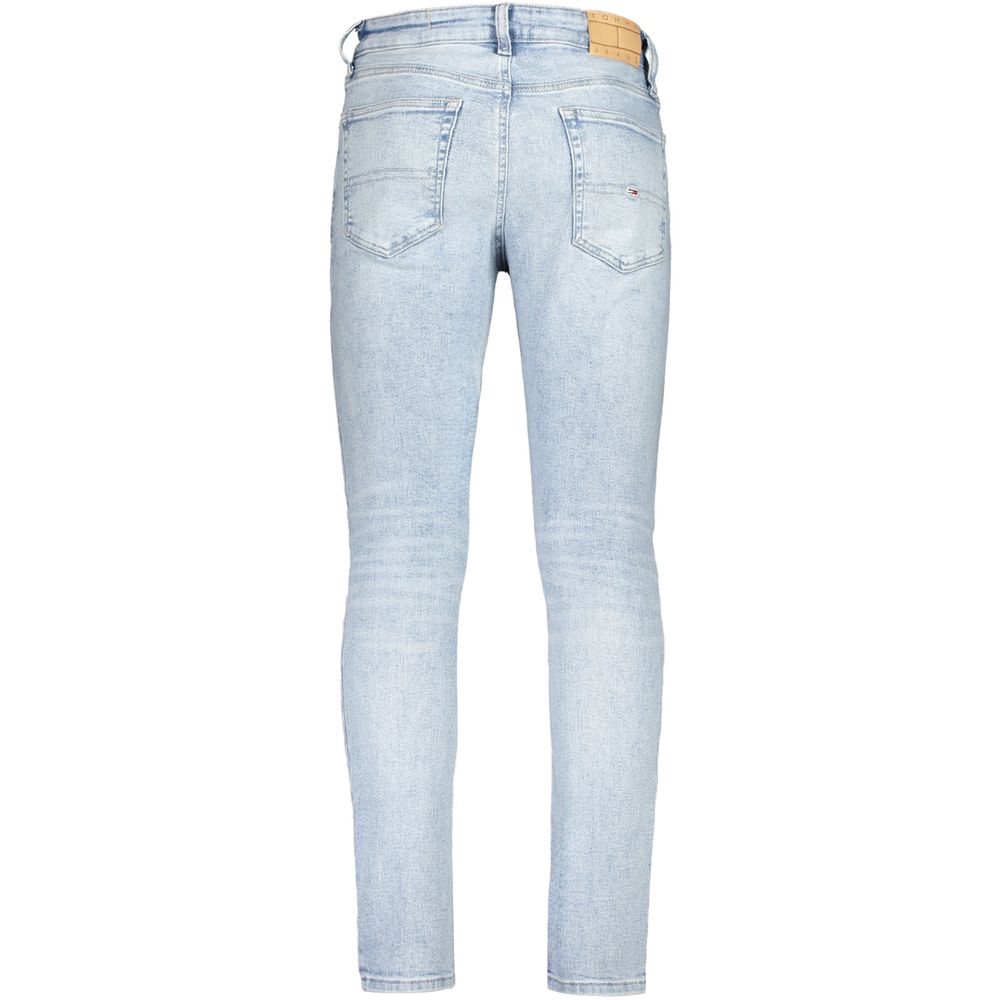 Light Blue Cotton Jeans & Pant - GLAMHUB BOUTIQUE 