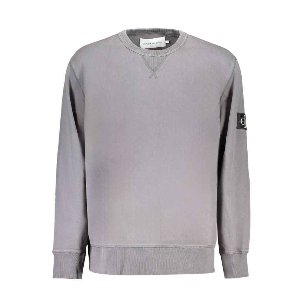 Gray Cotton Sweater - GLAMHUB BOUTIQUE 