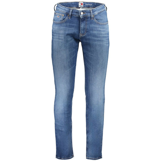 Blue Cotton Jeans & Pant - GlamHub Luxury and Icon Brand Clothing