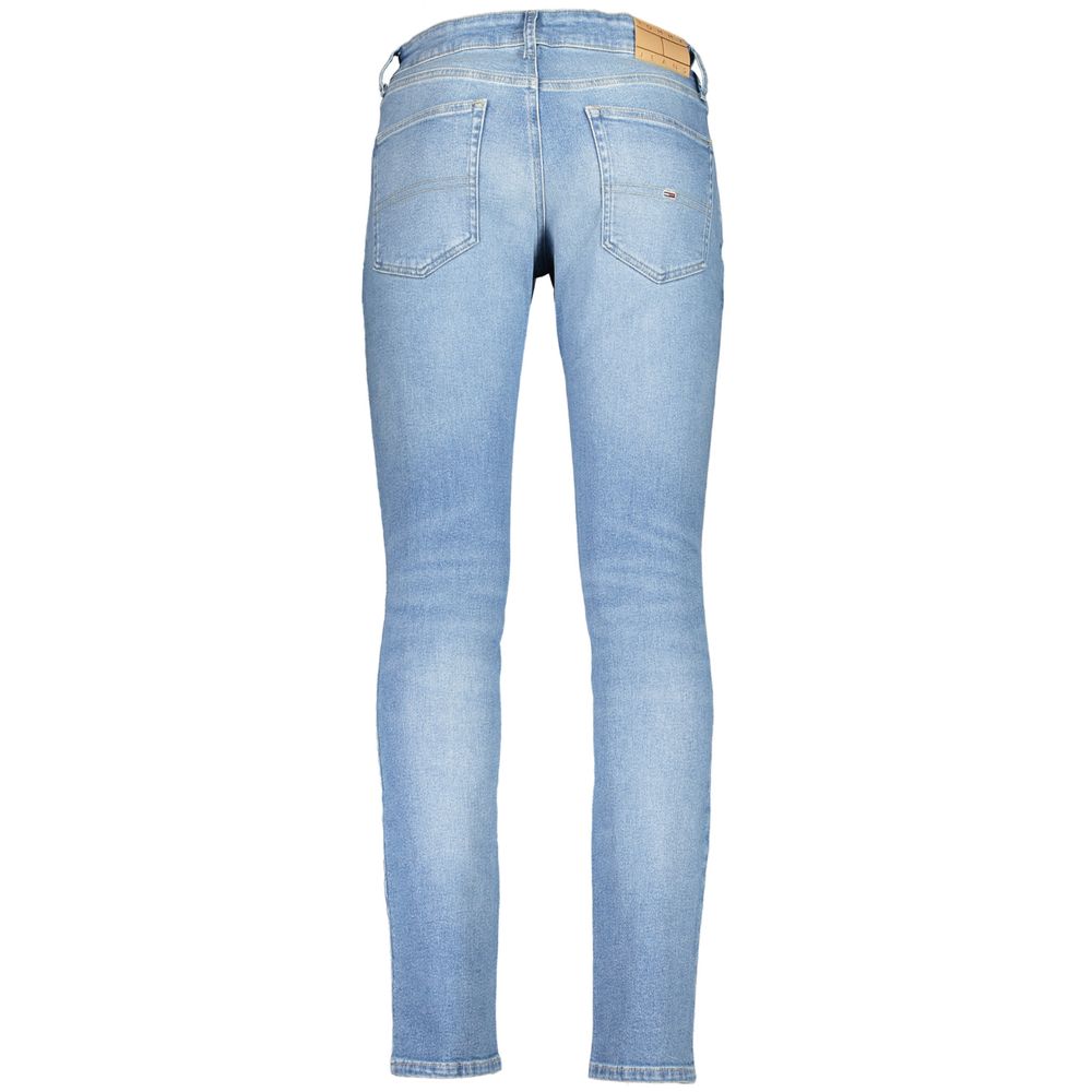 Light Blue Cotton Jeans & Pant - GLAMHUB BOUTIQUE 