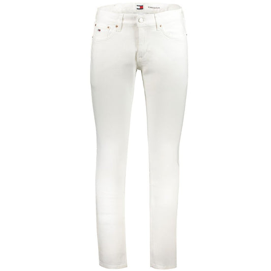 White Cotton Jeans & Pant - GLAMHUB BOUTIQUE 