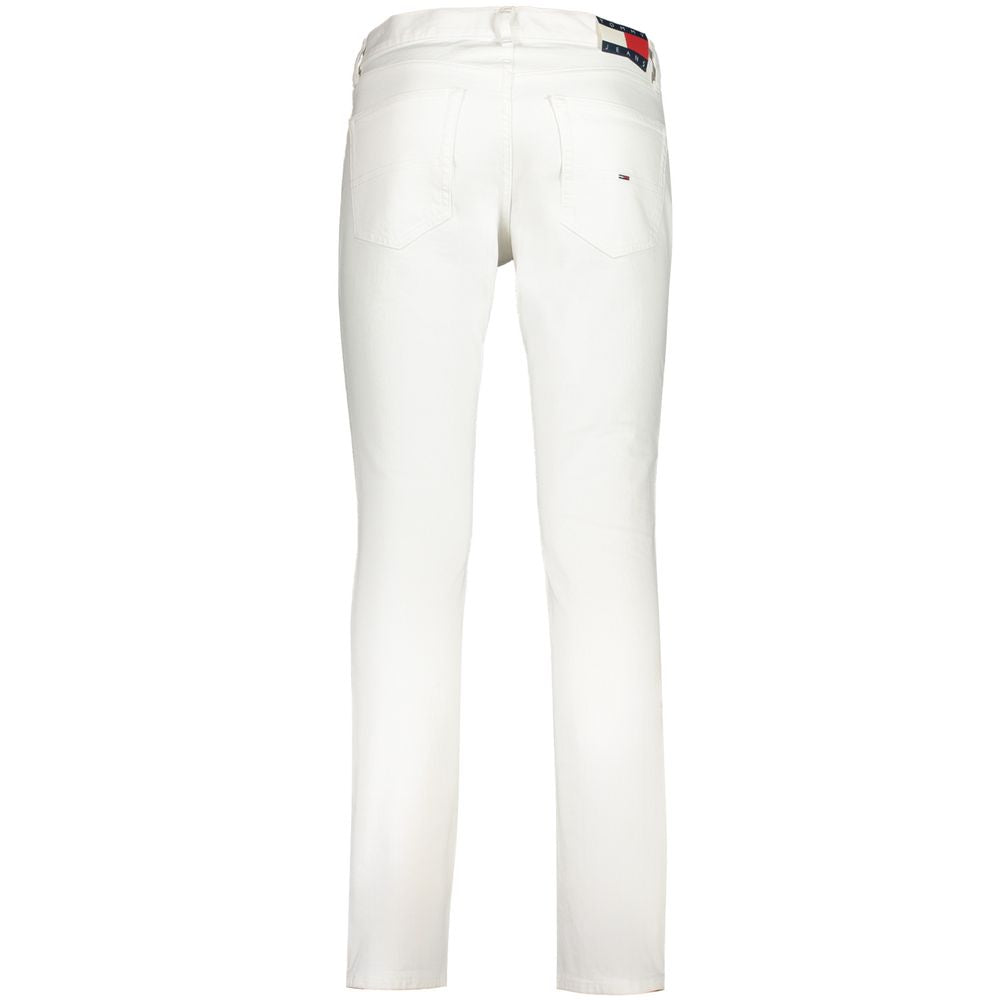 White Cotton Jeans & Pant - GLAMHUB BOUTIQUE 