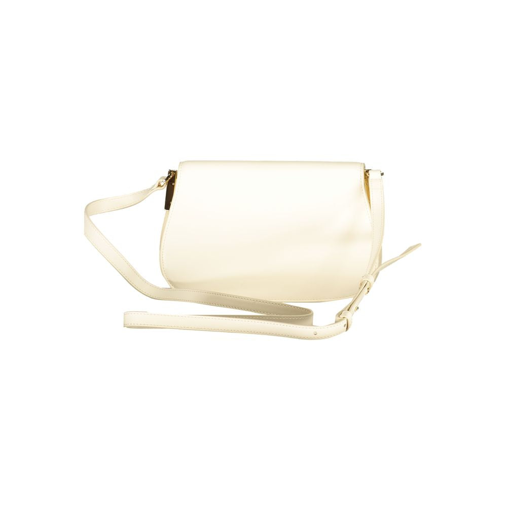 Beige Polyethylene Handbag - GLAMHUB BOUTIQUE 