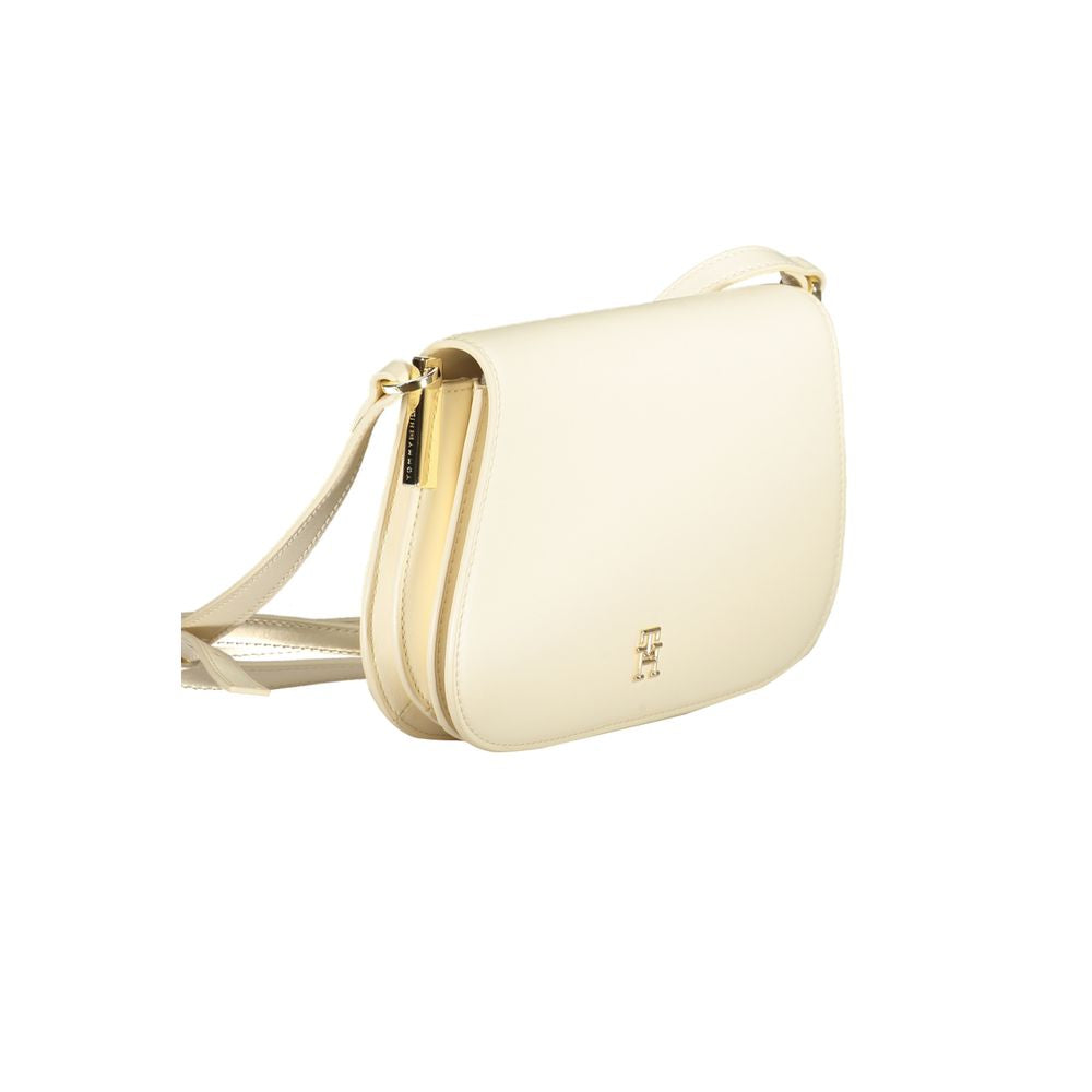 Beige Polyethylene Handbag - GLAMHUB BOUTIQUE 