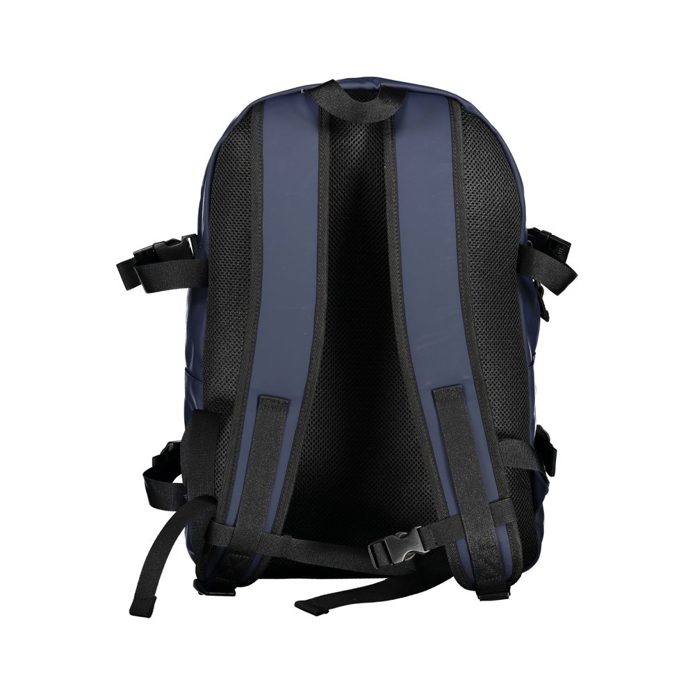 Blue Polyethylene Backpack - GLAMHUB BOUTIQUE 