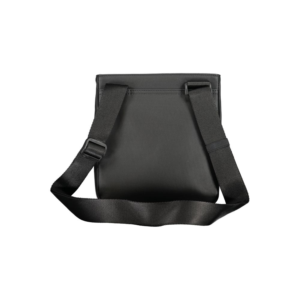 Black Polyethylene Shoulder Bag - GLAMHUB BOUTIQUE 