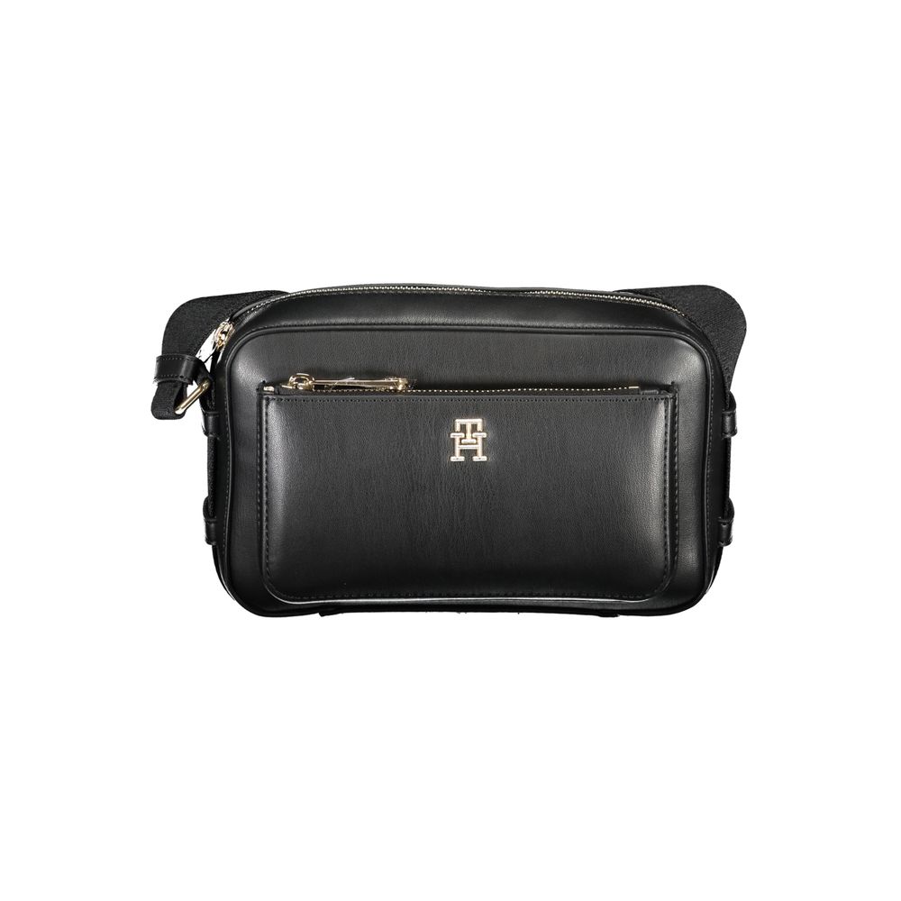 Black Polyethylene Handbag - GlamHub Luxury and Icon Brand Clothing