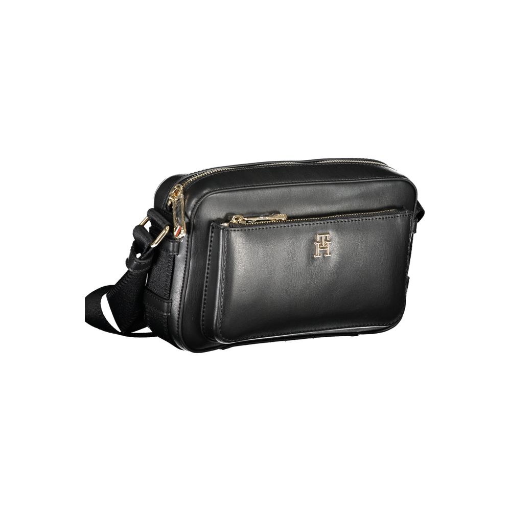 Black Polyethylene Handbag - GlamHub Luxury and Icon Brand Clothing