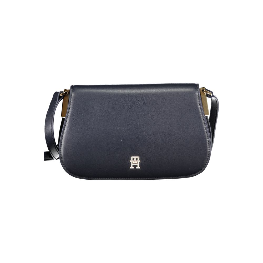 Blue Polyethylene Handbag - GLAMHUB BOUTIQUE 