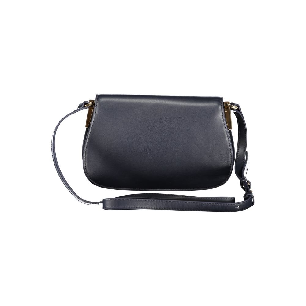 Blue Polyethylene Handbag - GLAMHUB BOUTIQUE 