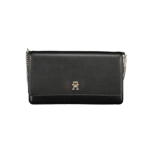 Black Polyethylene Handbag - GLAMHUB BOUTIQUE 