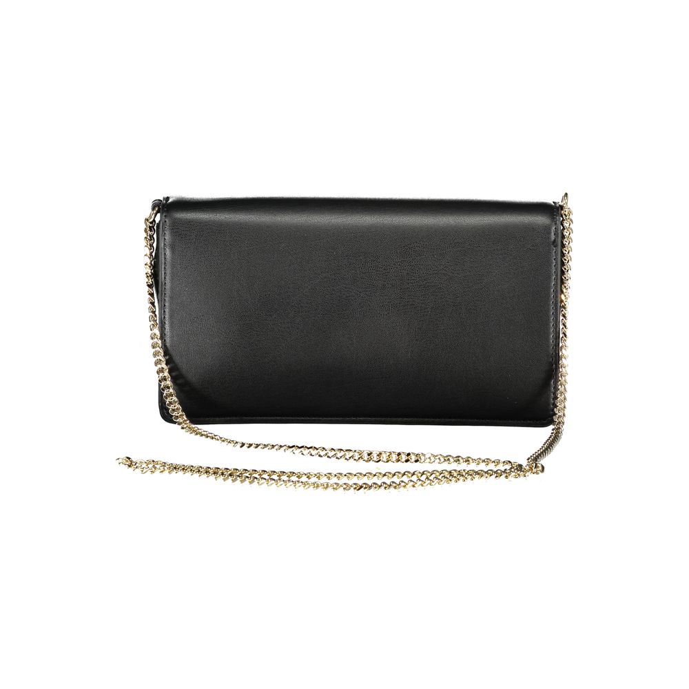 Black Polyethylene Handbag - GLAMHUB BOUTIQUE 