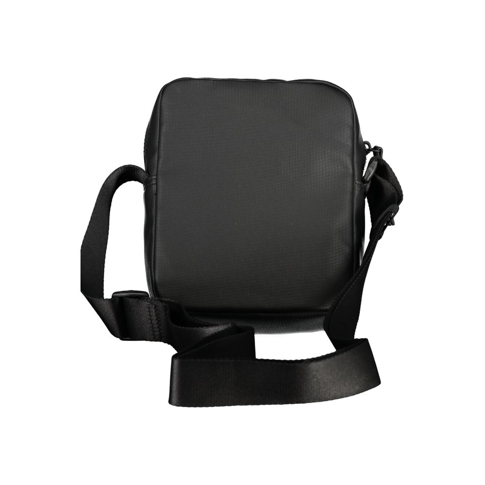 Black Polyethylene Shoulder Bag - GLAMHUB BOUTIQUE 