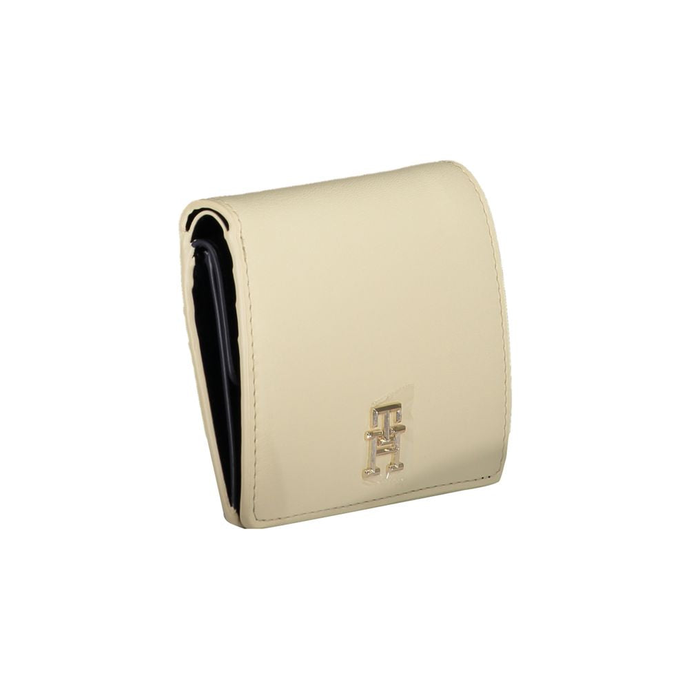 Beige Polyethylene Wallet - GLAMHUB BOUTIQUE 