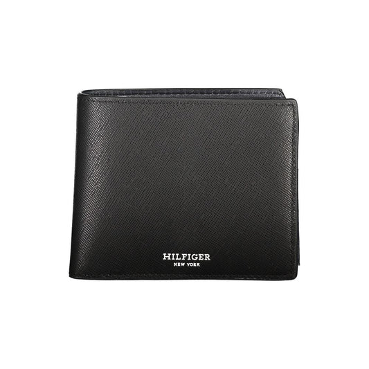 Black Leather Wallet - GLAMHUB BOUTIQUE 