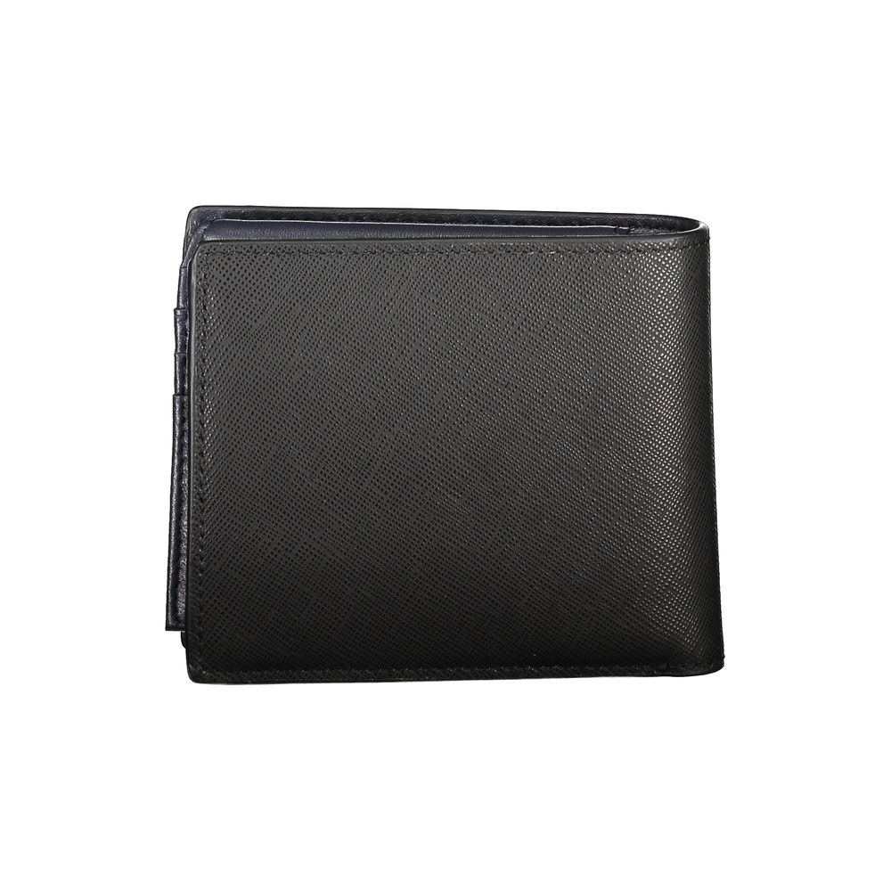 Black Leather Wallet - GLAMHUB BOUTIQUE 