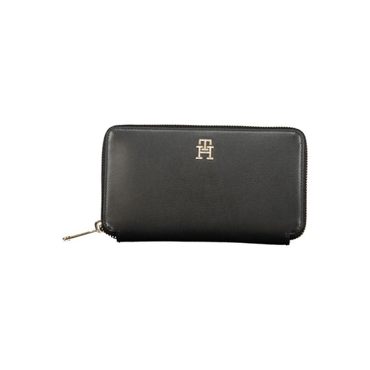 Black Polyethylene Wallet - GLAMHUB BOUTIQUE 