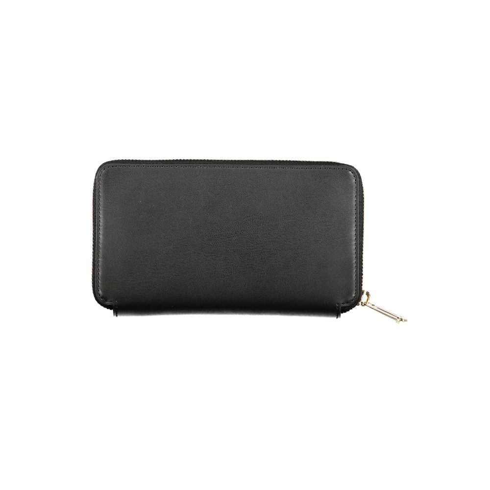 Black Polyethylene Wallet - GLAMHUB BOUTIQUE 