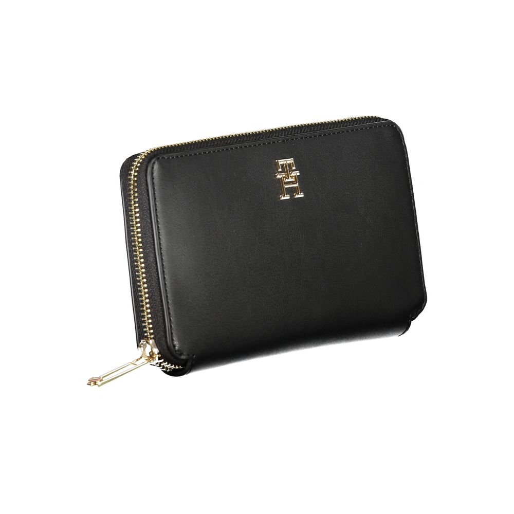 Black Polyethylene Wallet - GLAMHUB BOUTIQUE 