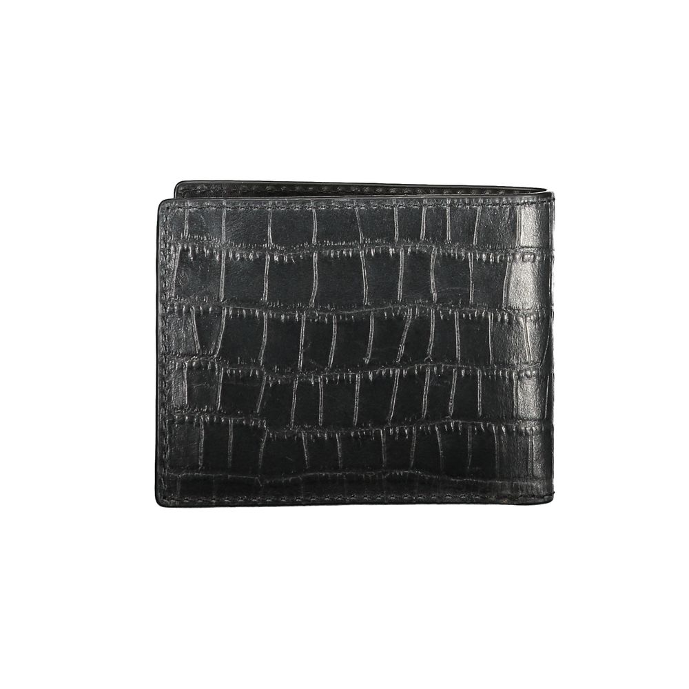 Black Leather Wallet - GLAMHUB BOUTIQUE 