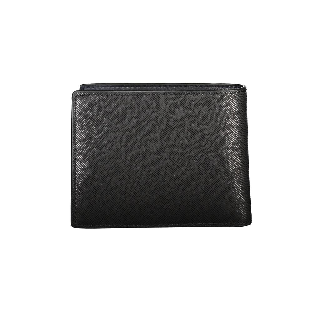 Black Leather Wallet - GLAMHUB BOUTIQUE 