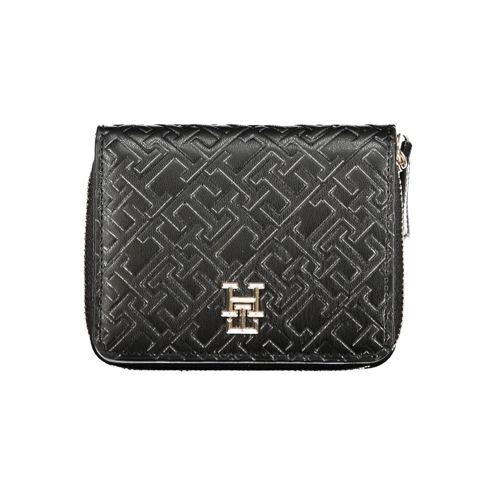 Black Polyethylene Wallet - GLAMHUB BOUTIQUE 