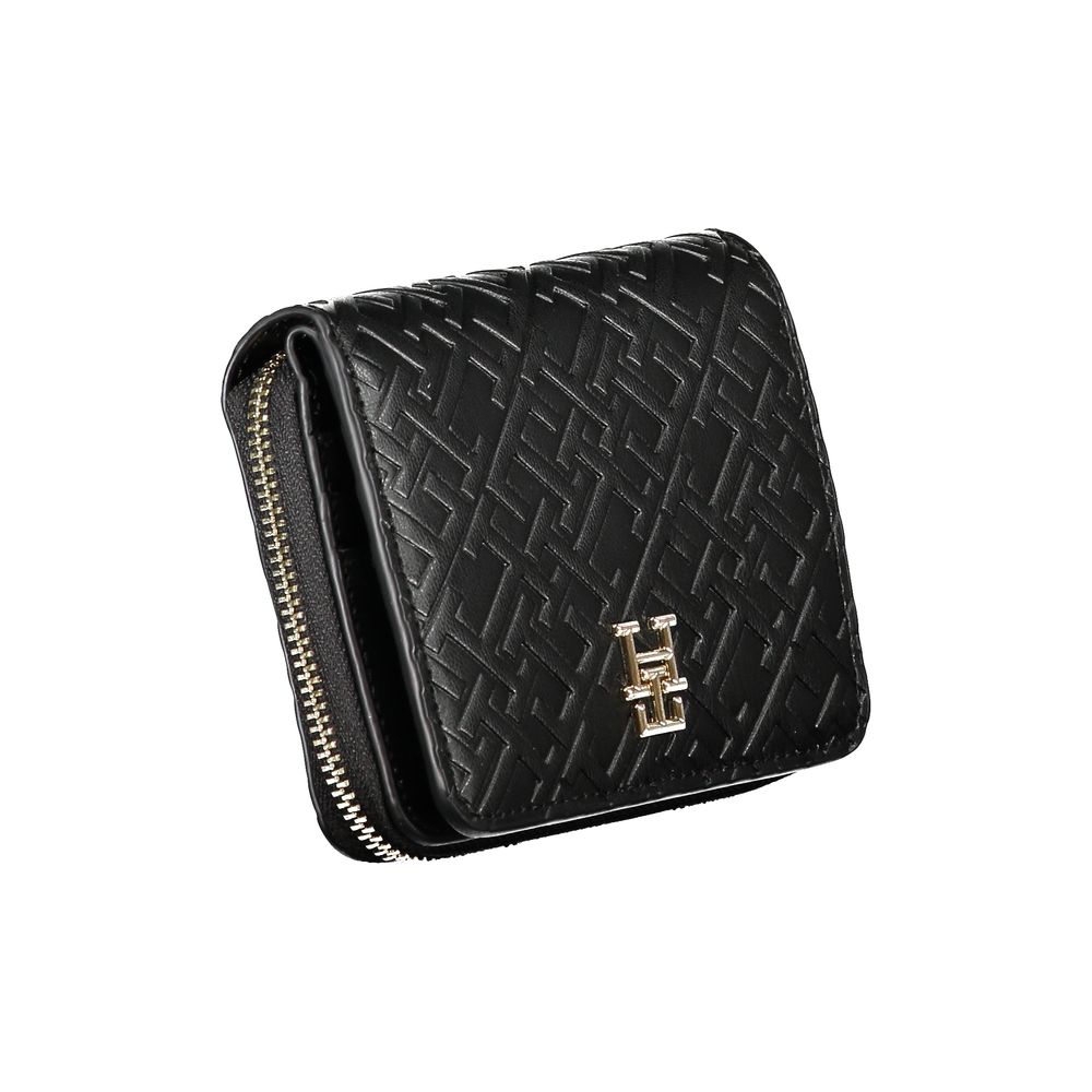 Black Polyethylene Wallet - GLAMHUB BOUTIQUE 