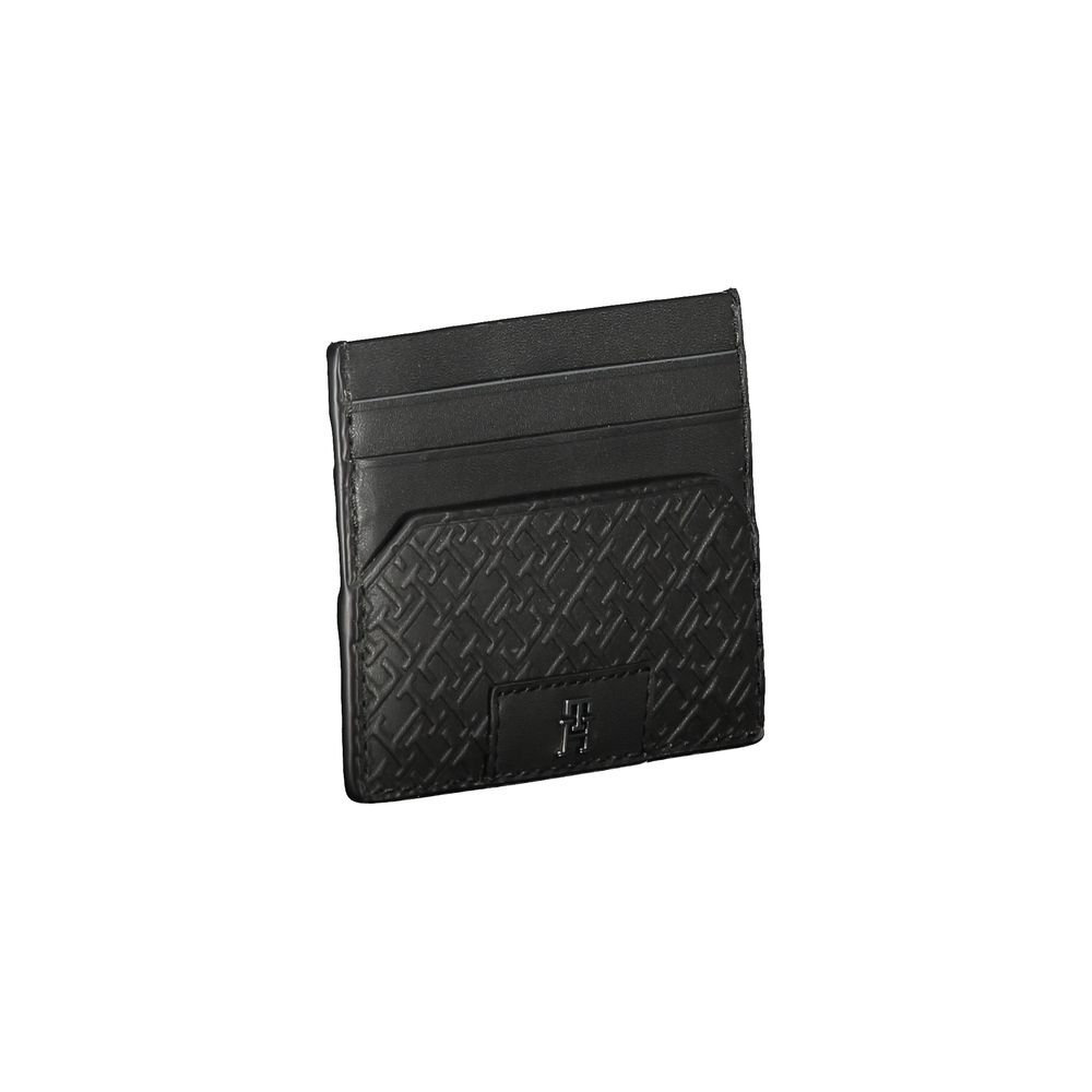 Black Leather Wallet - GLAMHUB BOUTIQUE 