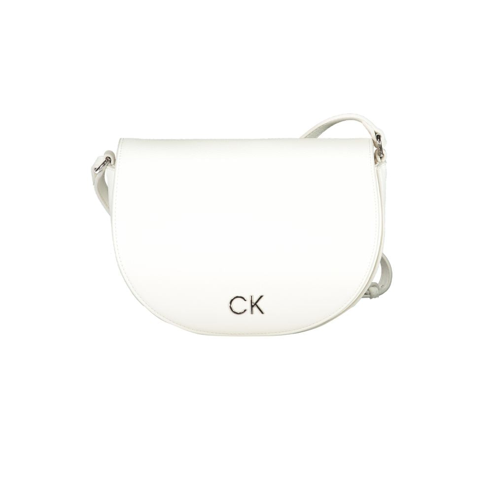 White Polyethylene Handbag - GLAMHUB BOUTIQUE 