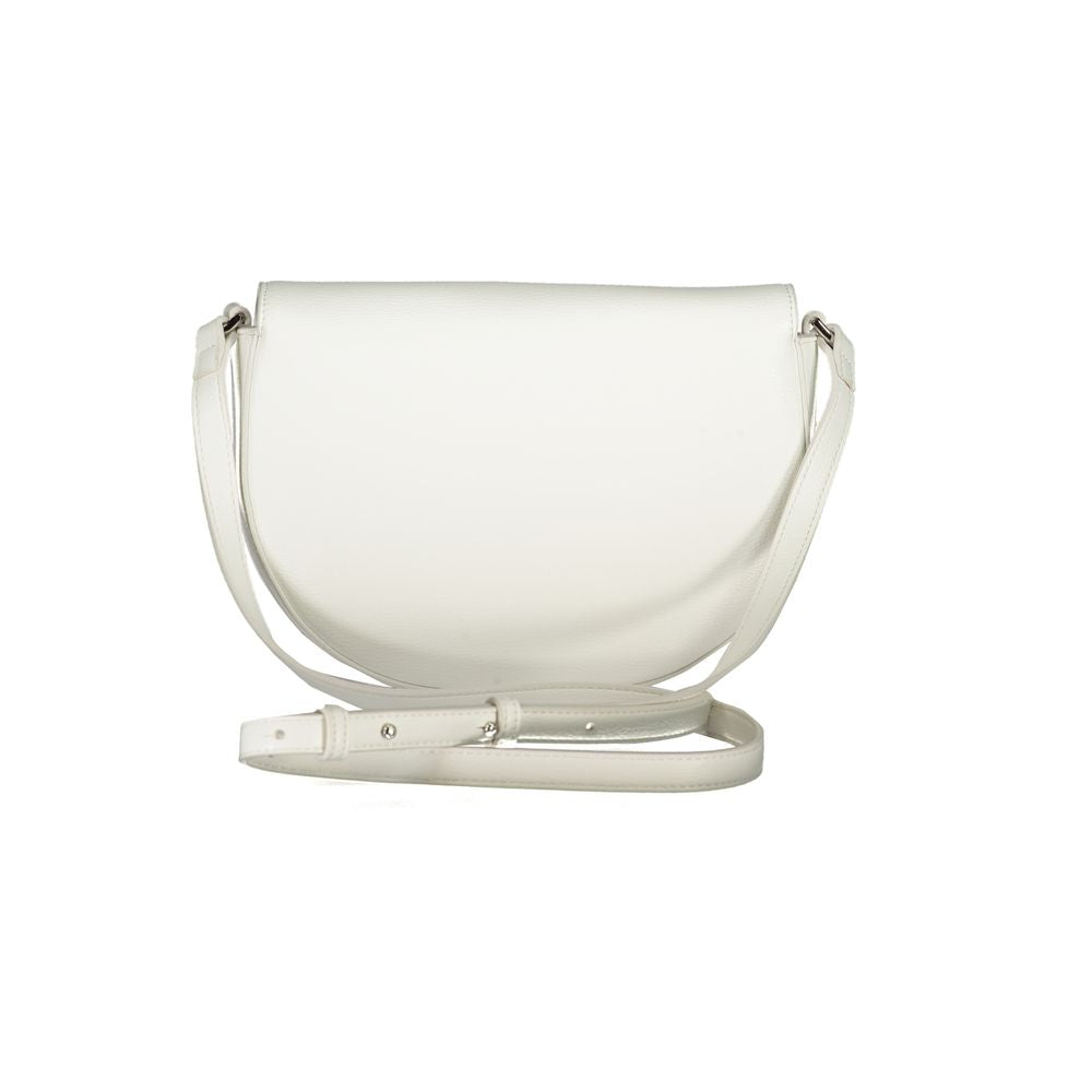 White Polyethylene Handbag - GLAMHUB BOUTIQUE 