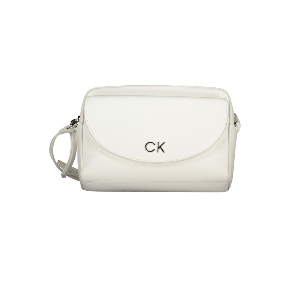 White Polyethylene Handbag - GLAMHUB BOUTIQUE 