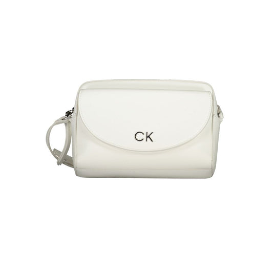 White Polyethylene Handbag - GLAMHUB BOUTIQUE 