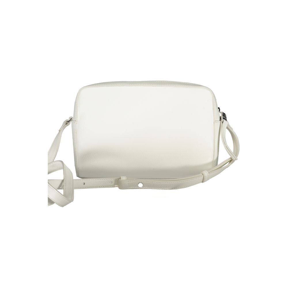 White Polyethylene Handbag - GLAMHUB BOUTIQUE 