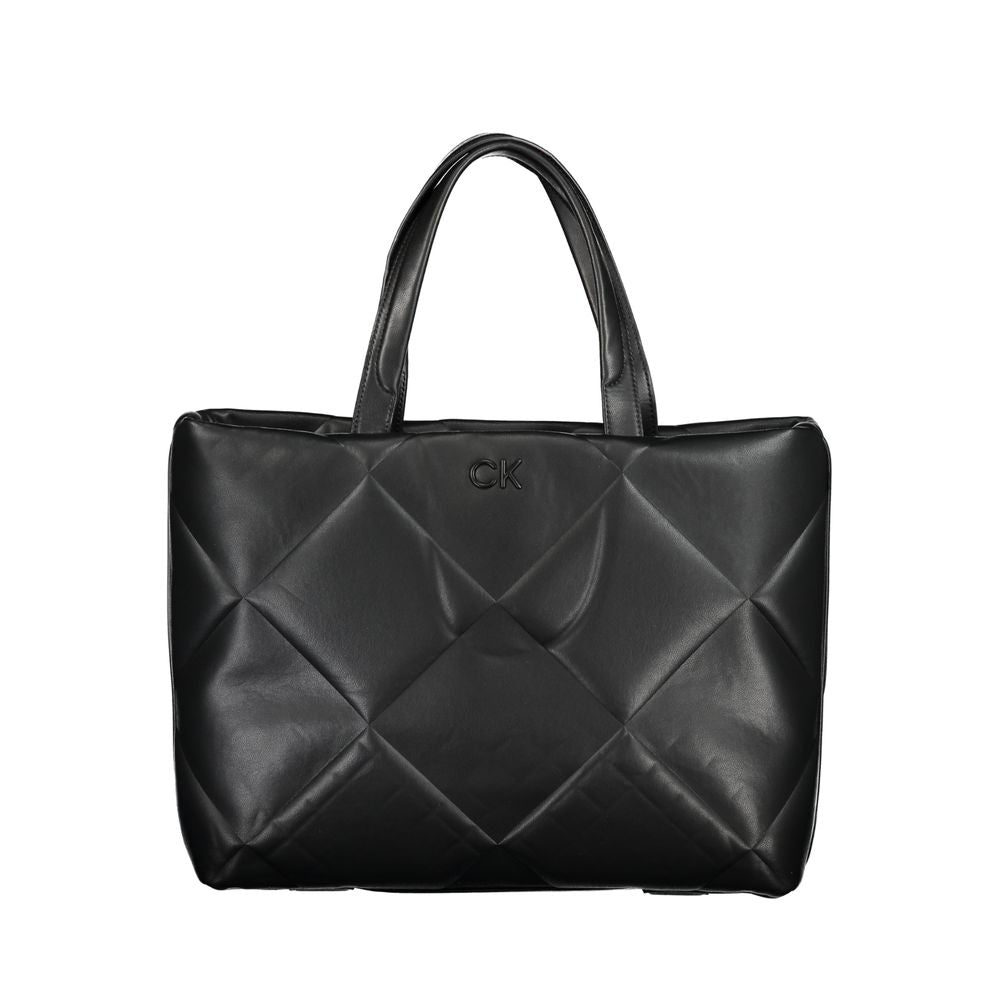 Black Cotton Handbag - GLAMHUB BOUTIQUE 