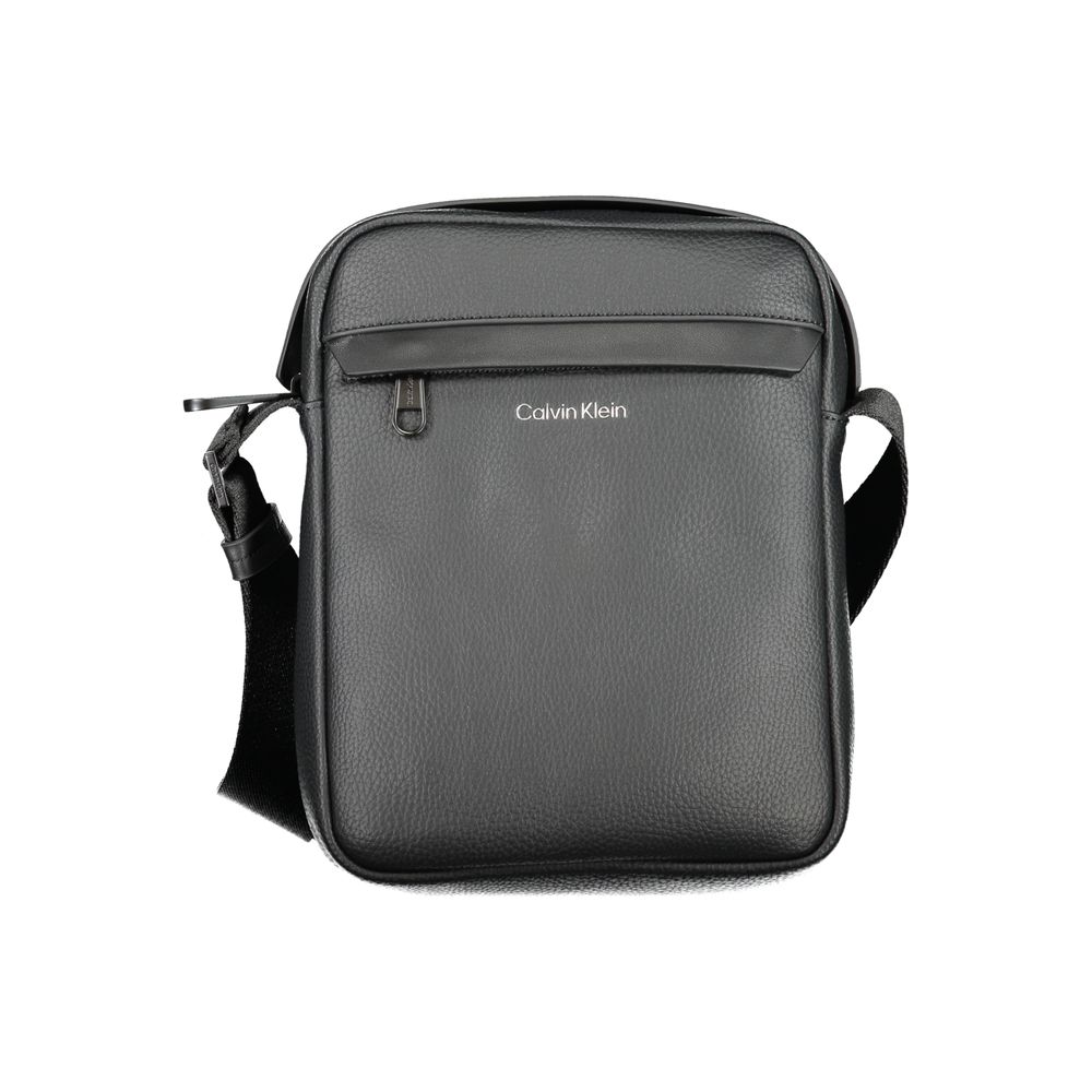 Black Polyester Shoulder Bag - GLAMHUB BOUTIQUE 