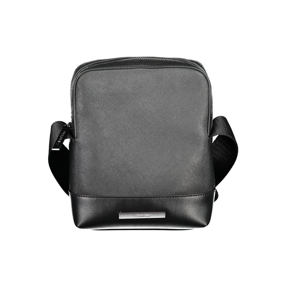 Black Polyester Shoulder Bag - GLAMHUB BOUTIQUE 