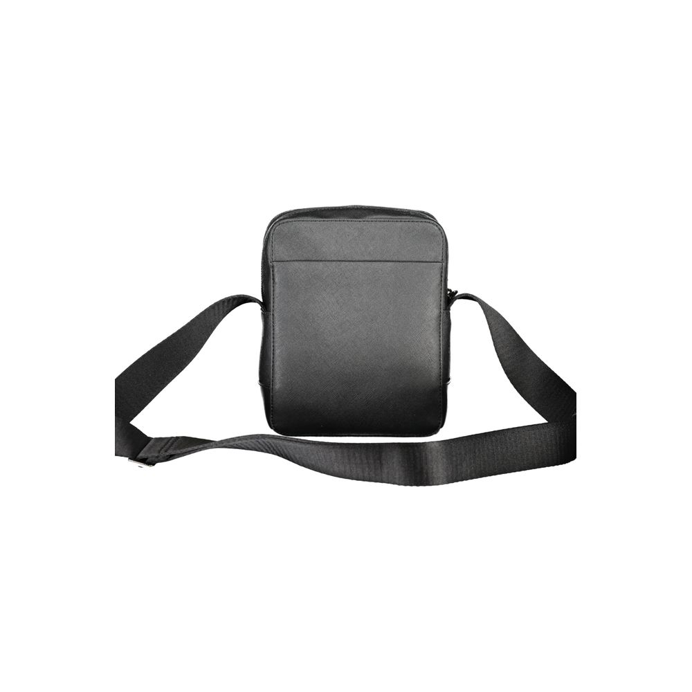 Black Polyester Shoulder Bag - GLAMHUB BOUTIQUE 