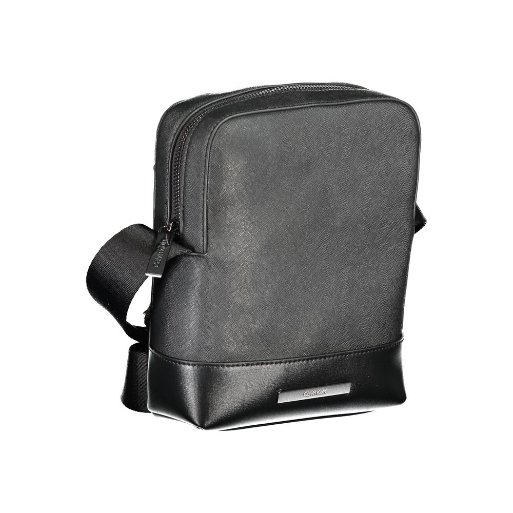 Black Polyester Shoulder Bag - GLAMHUB BOUTIQUE 