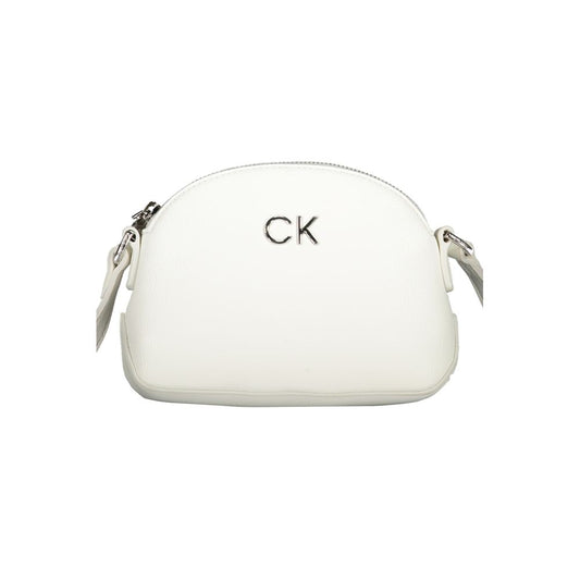 White Polyethylene Handbag - GLAMHUB BOUTIQUE 