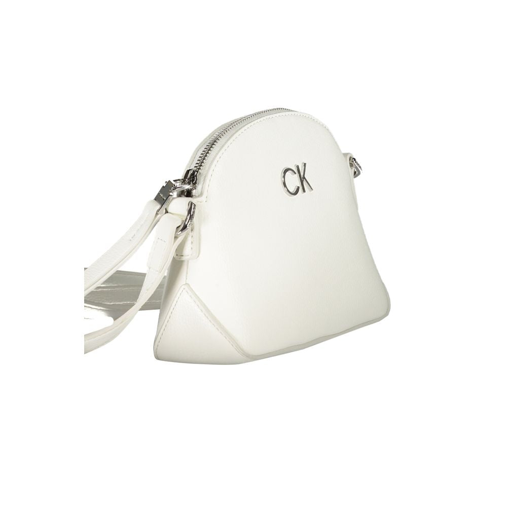 White Polyethylene Handbag - GLAMHUB BOUTIQUE 