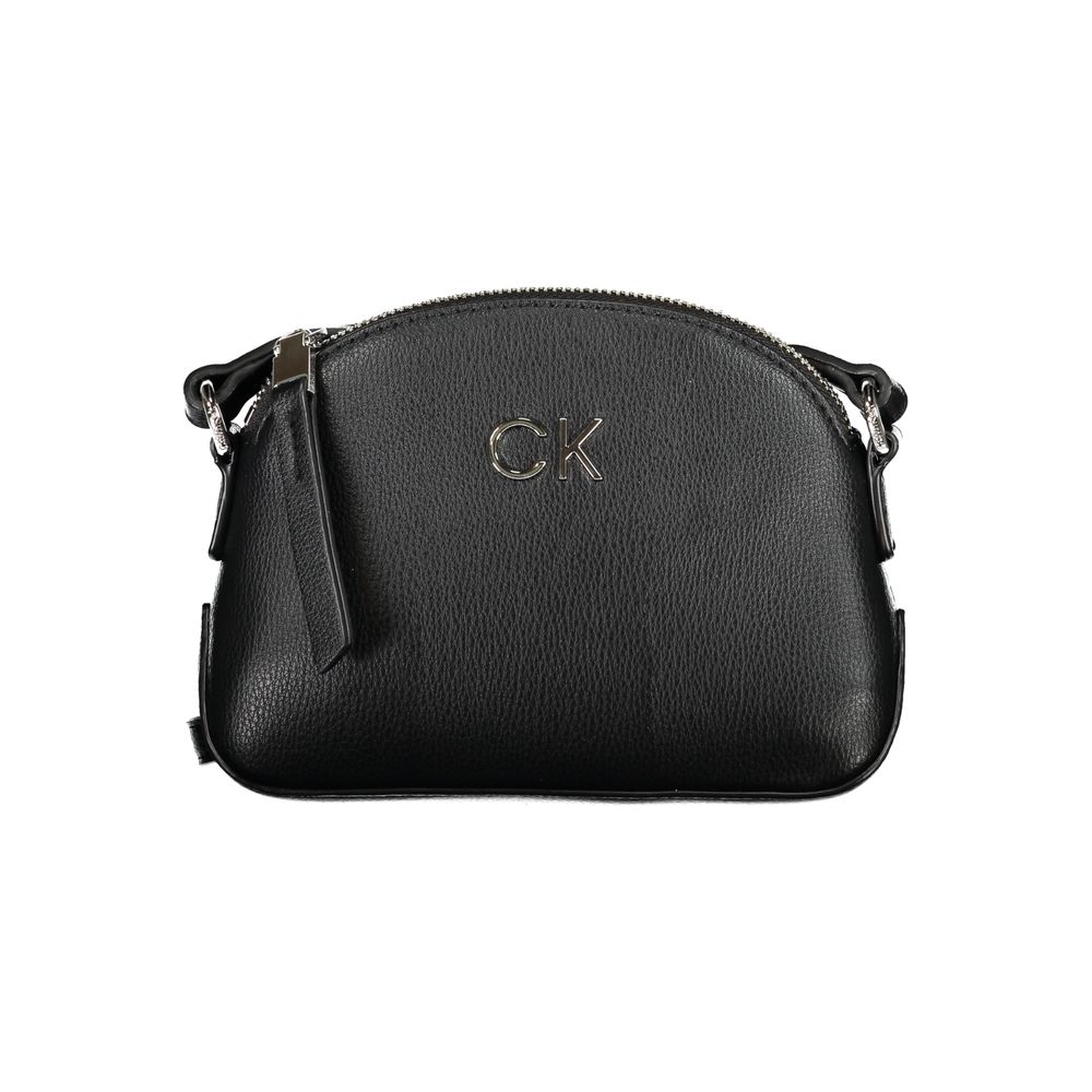 Black Polyethylene Handbag - GLAMHUB BOUTIQUE 