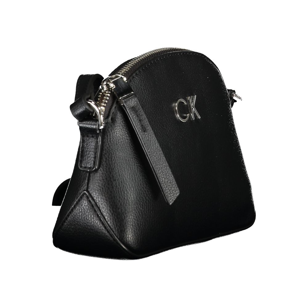 Black Polyethylene Handbag - GLAMHUB BOUTIQUE 