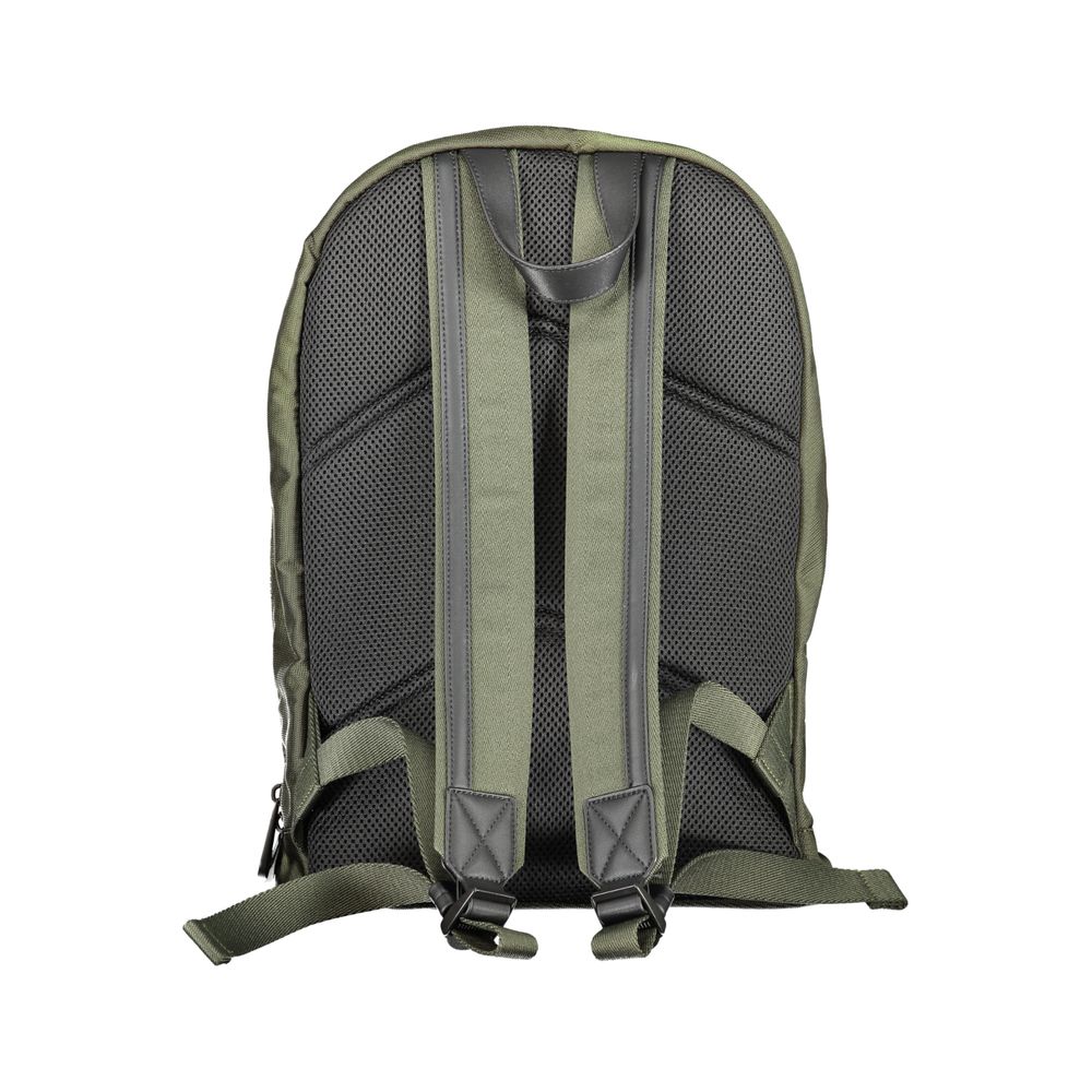 Green Polyester Backpack - GLAMHUB BOUTIQUE 