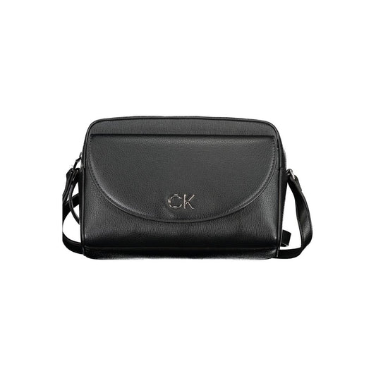 Black Polyethylene Handbag - GLAMHUB BOUTIQUE 