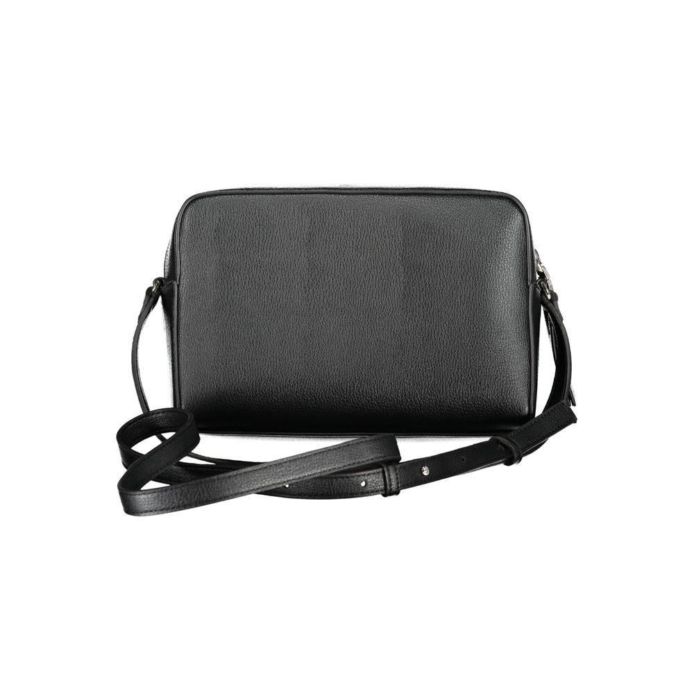 Black Polyethylene Handbag - GLAMHUB BOUTIQUE 