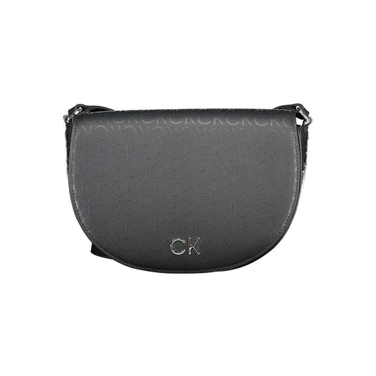 Black Polyethylene Handbag - GLAMHUB BOUTIQUE 