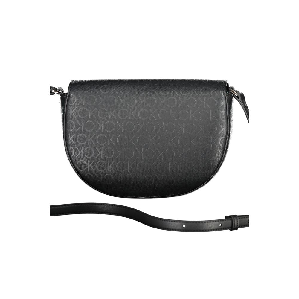 Black Polyethylene Handbag - GLAMHUB BOUTIQUE 