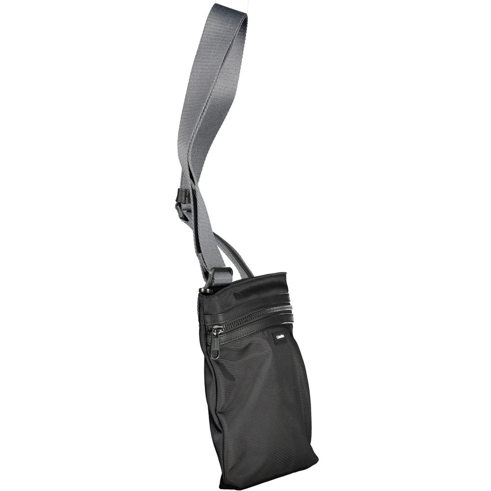 Black Polyester Shoulder Bag - GLAMHUB BOUTIQUE 